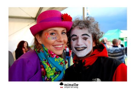 Clown Cyrkowiec i Malowanie Buziek na Targach Agro Show w Bednarach - Klaun Poznań