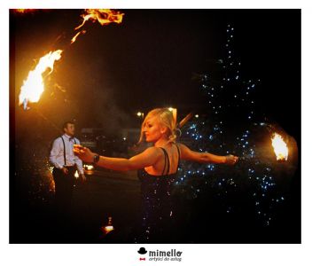 Dynamiczny Taniec z Ogniem w Hotelu Sulbin - Fireshow Mimello