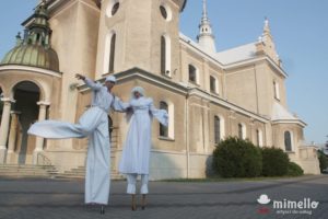 Anioły na Szczudłach na Ślubie - Szczudlarz Pionki