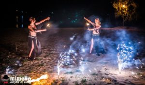 Fire Show - Taniec Ognia - Duet - Hotel Wityng - Ślesin